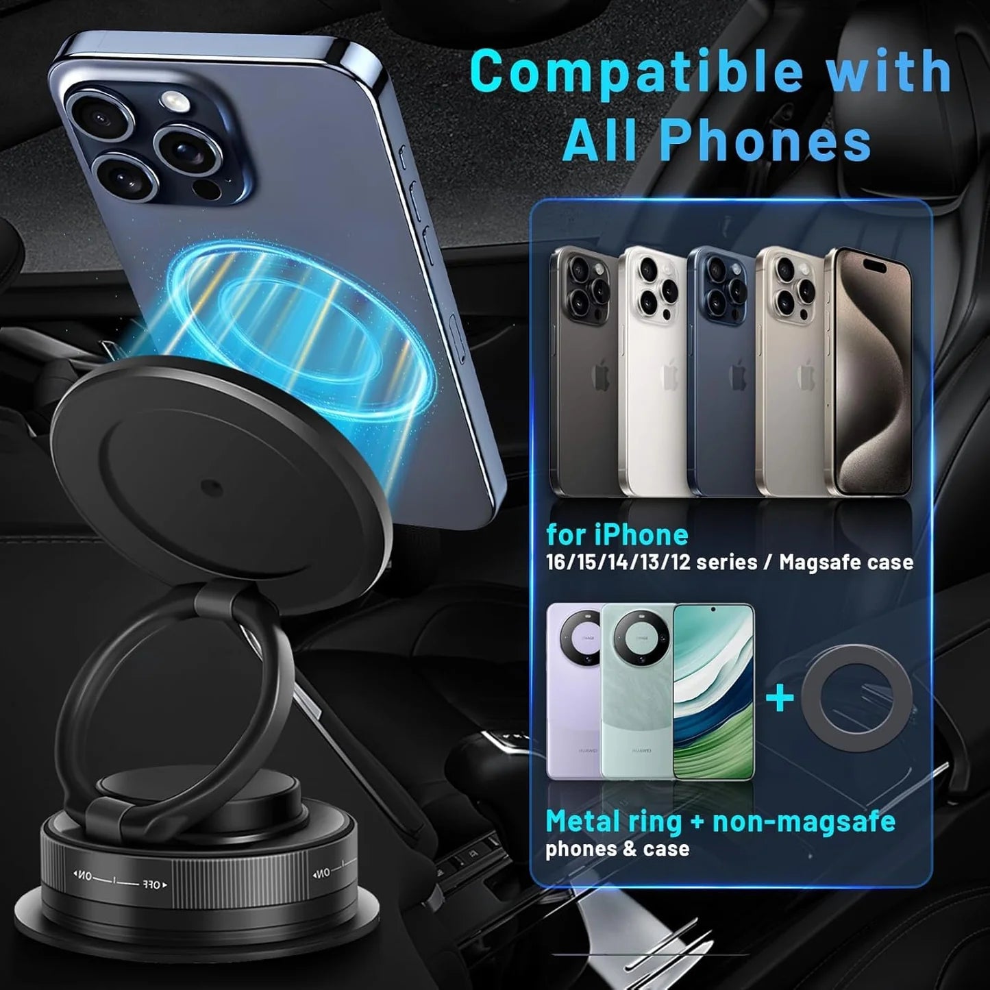 Gripzy™ Magnetic Mount - Stick, Snap, Shoot.