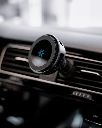 Gripzy™ ChargeMag Pro – Magnetic Wireless Charging Car Mount (Fast Charge 15W)
