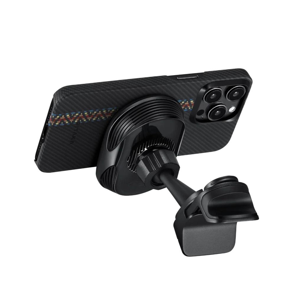 Gripzy™ ChargeMag Pro – Magnetic Wireless Charging Car Mount (Fast Charge 15W)
